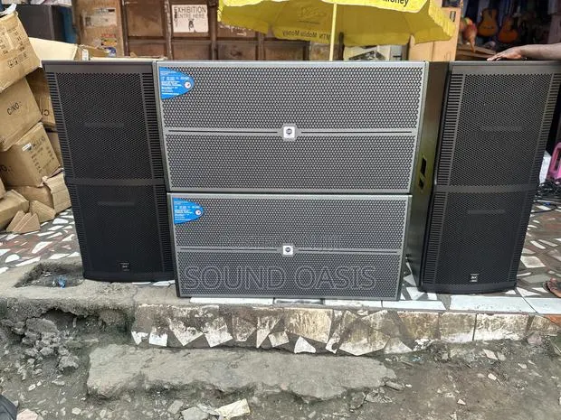 Gm Dm218 Double 18-inch Subwoofers And Rcf Full-range Speakers. · Photo 1