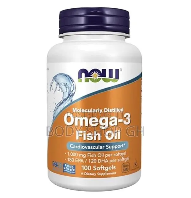 Now Omega-3 Supplement Cardiovascular Health Support, 100 Softgels · Photo 1