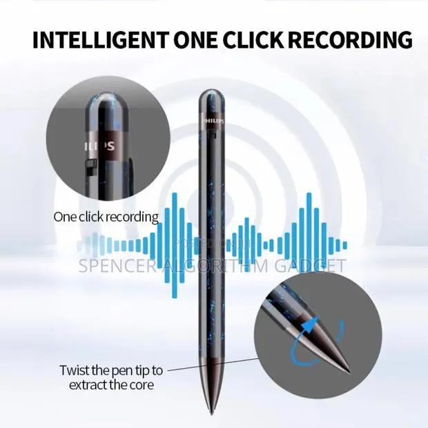 Philips Pen Voice Recorder 16gb Bluetooth Recording Vtr5900 Pro · Photo 1