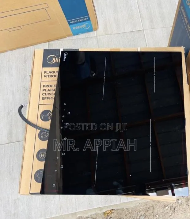 Slim Sleek Mudea Built in 4 Electric Hob(Black) Glass · Photo 1