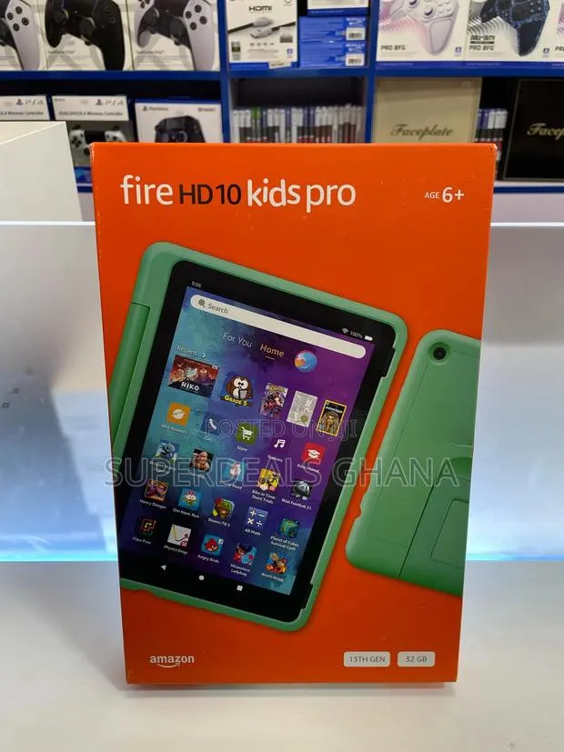 New Amazon Fire HD 10 Kids Pro 32 GB Green · Photo 1