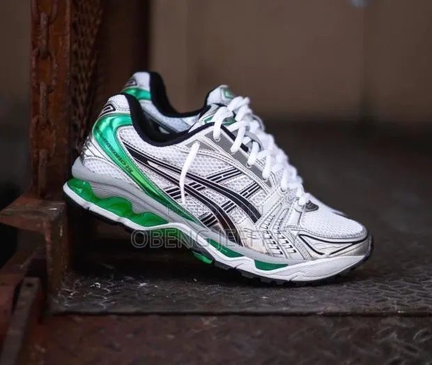 Original Asics Gel Kayano 14 White / Malachite Green · Photo 1