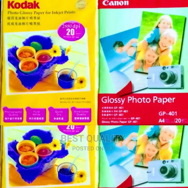 A4 Glossy Photo Paper, 50 Sheets in the Pack