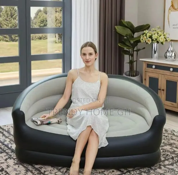 2in1 Inflatable Sofa Comfortable, Durable Portable · Photo 1