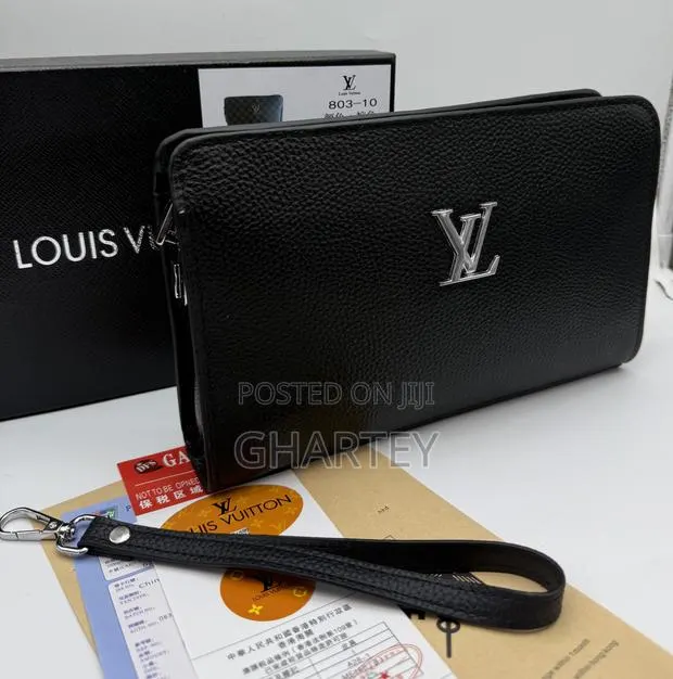 Anti Theft Perfect High Quality Leather Lv Men’S Handbag · Photo 1
