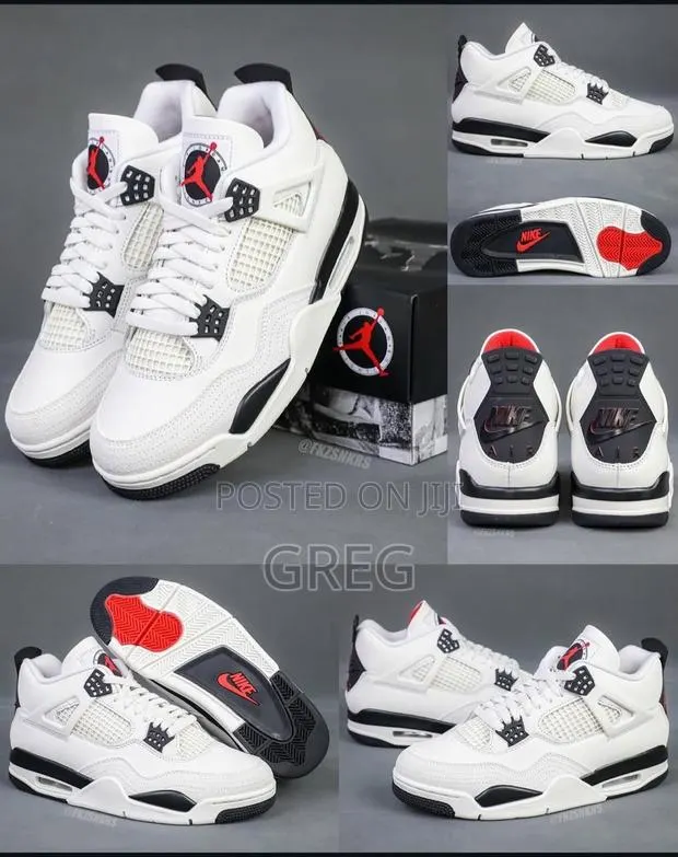 Jordan 4 “White,black & Red” · Photo 1