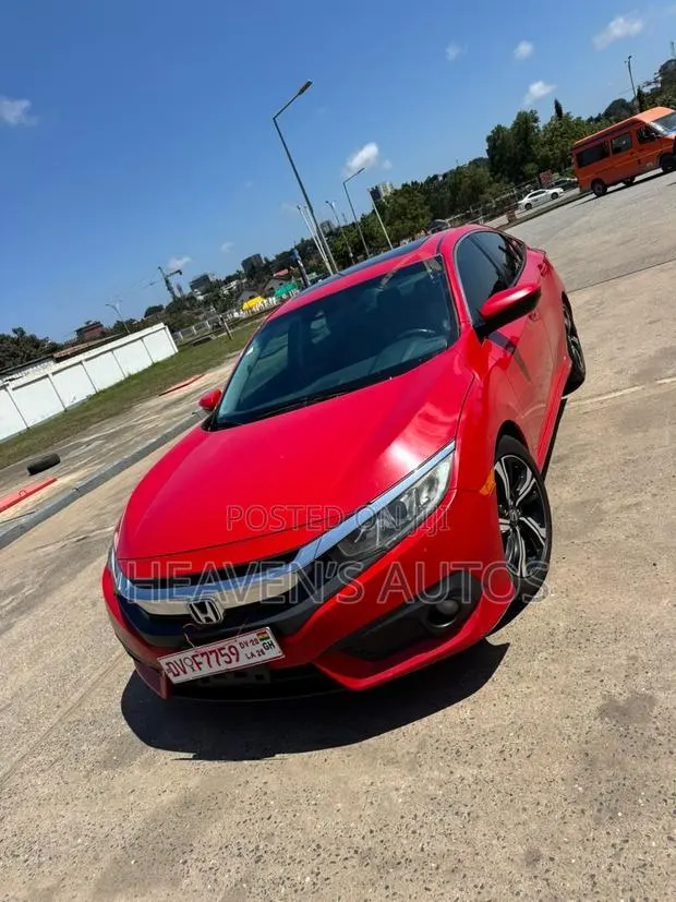 Honda Civic 2018 Red · Photo 1