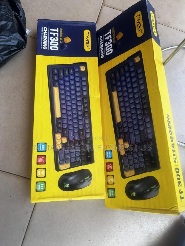 T-Wolf Wireless Charging Bluetooth RGB Keyboard and Mouse · Photo 1