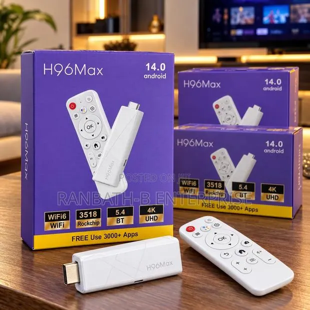 H96Max 4K UHD Smart TV Stick – Available Now!