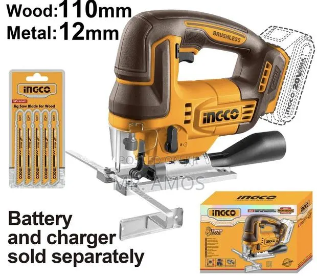 20v Cordless Jig Saw + 5 Blades - Cjsli1008 · Photo 1