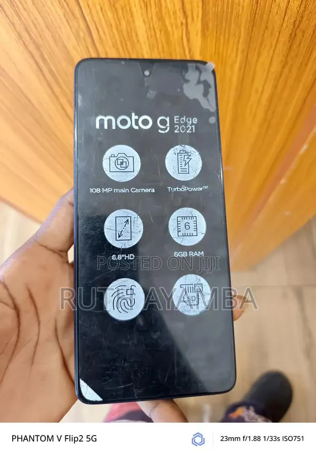 Motorola Edge 5G UW (2021) 128 GB Black · Photo 1