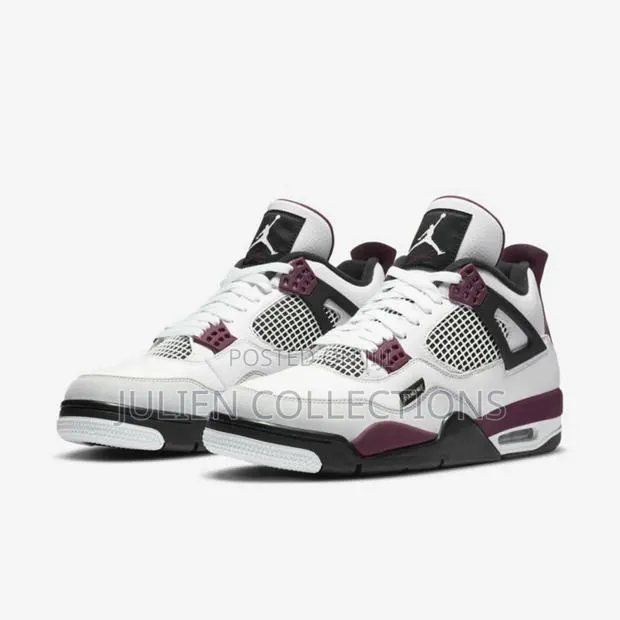 Jordan Air Retro 4 Jd Purple White · Photo 1