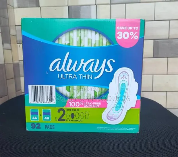 Always Ultra Thin Pad - 92 Pack · Photo 1