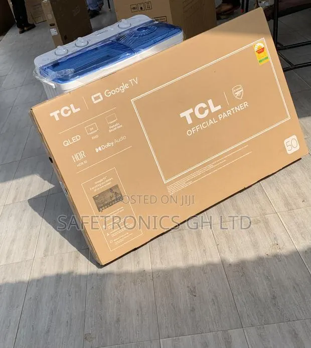 Newly Sealed 50 Inch Smart Satellite TCL Android Frameless 50s5k Tv · Photo 1