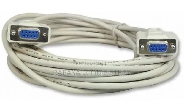 5m Rs232 Serial Db9 Female to Female Cable · Photo 1
