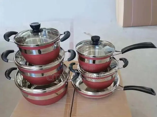 12pcs Stainless Steel Family Cookware · Photo 1