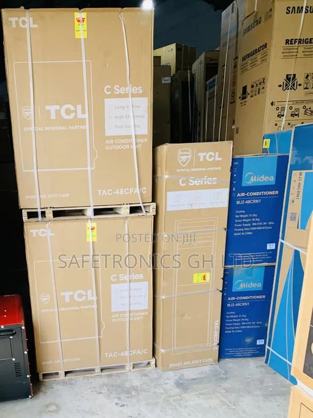 Sealed White TCL 5.0hp R410 Floor Standing Air Conditioner · Photo 1