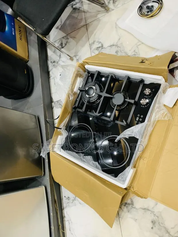 Premium Sleek Kenwood 3+2 Built-in Hybrid Cooker Hob · Photo 1