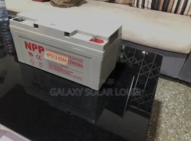 NPP Brand 65AH UPS Battery Solar Battery GEL Battery · Photo 1