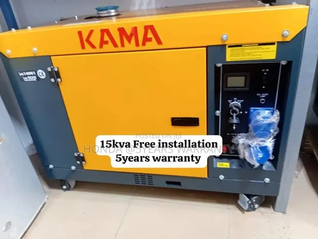 Generator for Industrial Use Kama 15kva 16500watt Generator · Photo 1