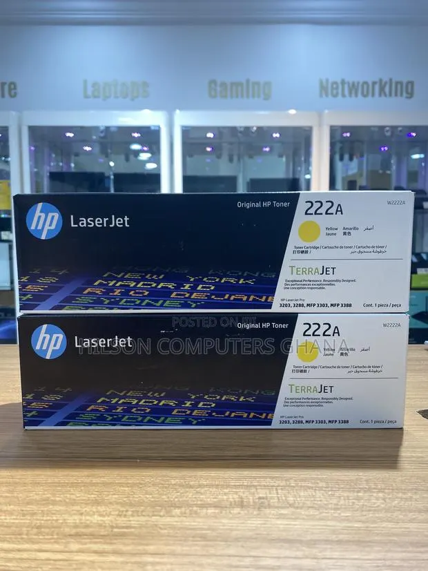 Hp 222a Yellow Original Laserjet Toner Cartridge (2222a) · Photo 1