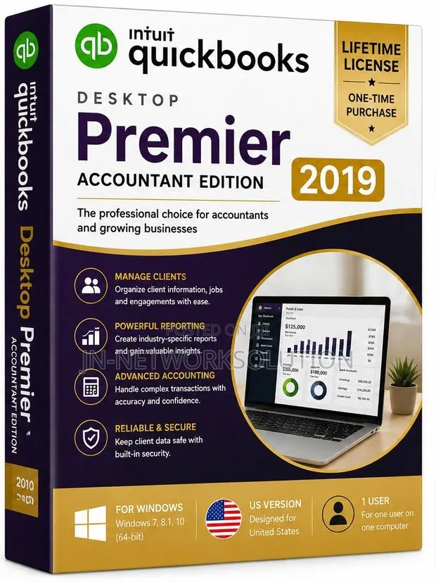 Intuit QuickBooks Desktop Premier Accountant Edition 2019 Lifetime · Photo 1