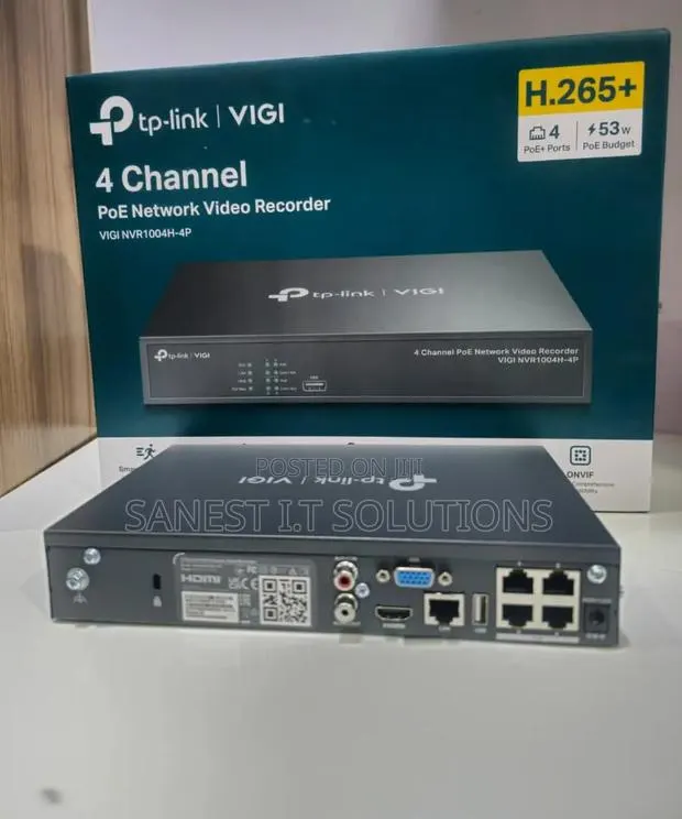 4 Channel Poe Nvr Tp Link · Photo 1
