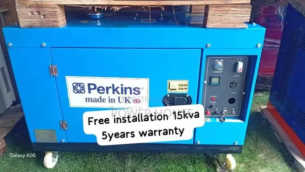 Original Perkins 15kva Generator–Super Quiet, Fuel Saving Long 15kva · Photo 1