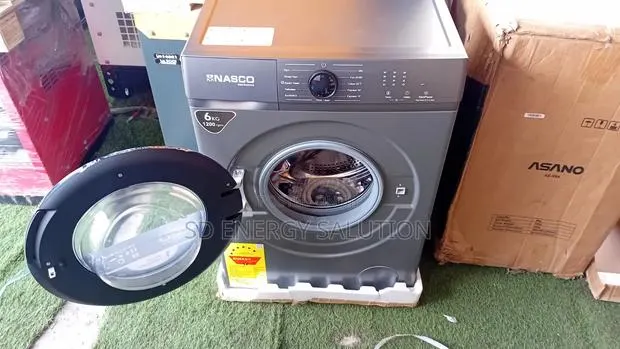 Nasco 6KG Silver Front Load Washing Machine Available · Photo 1