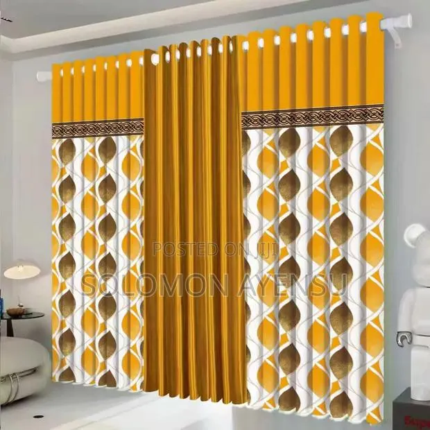 3-in-1 Blackout Sheer Decorative Window Curtains · Photo 1