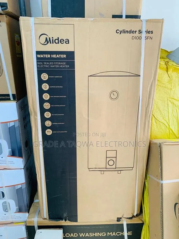 100-L Media Electric Water Heater · Photo 1