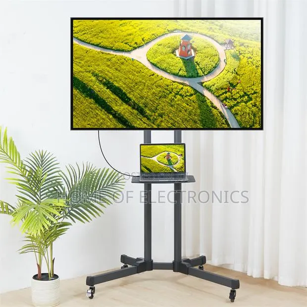 Pay for Instant Delivery for Mobile Trolley Tv Stand With Wheels 32-70 · Photo 1