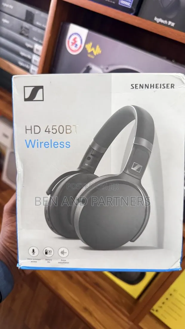 Sennheiser HD 450BT Bluetooth 5.0 Wireless Headphones · Photo 1