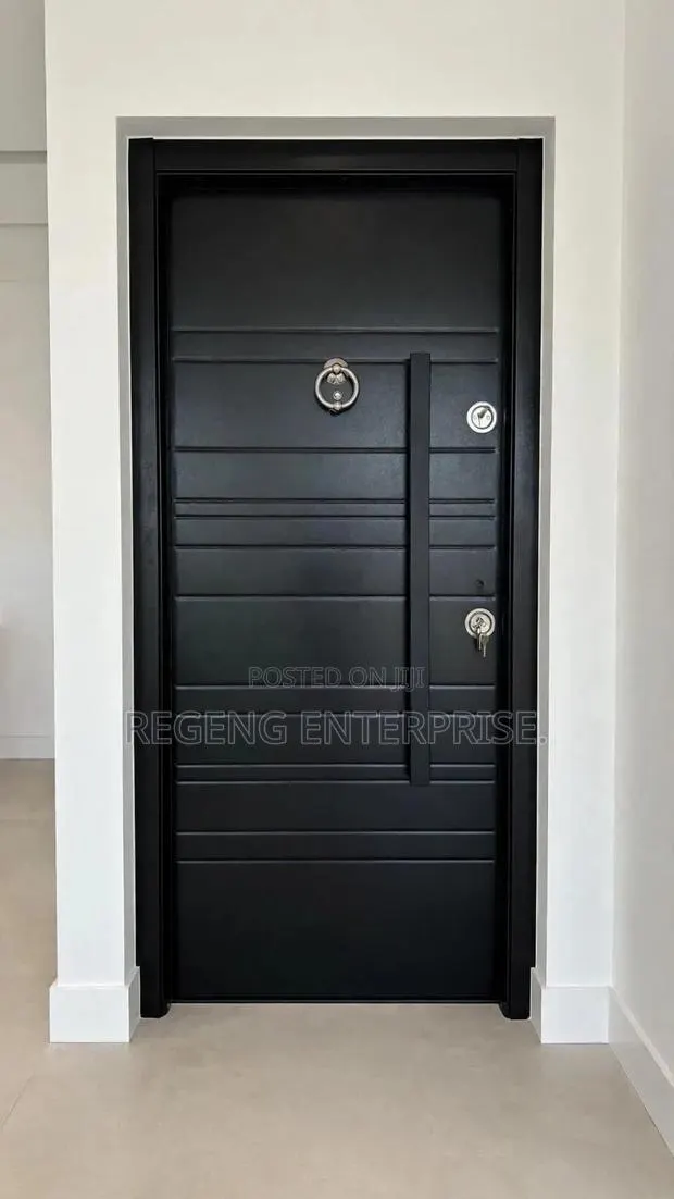 Modern Full Metal Black Security Systems With Locks · Photo 1