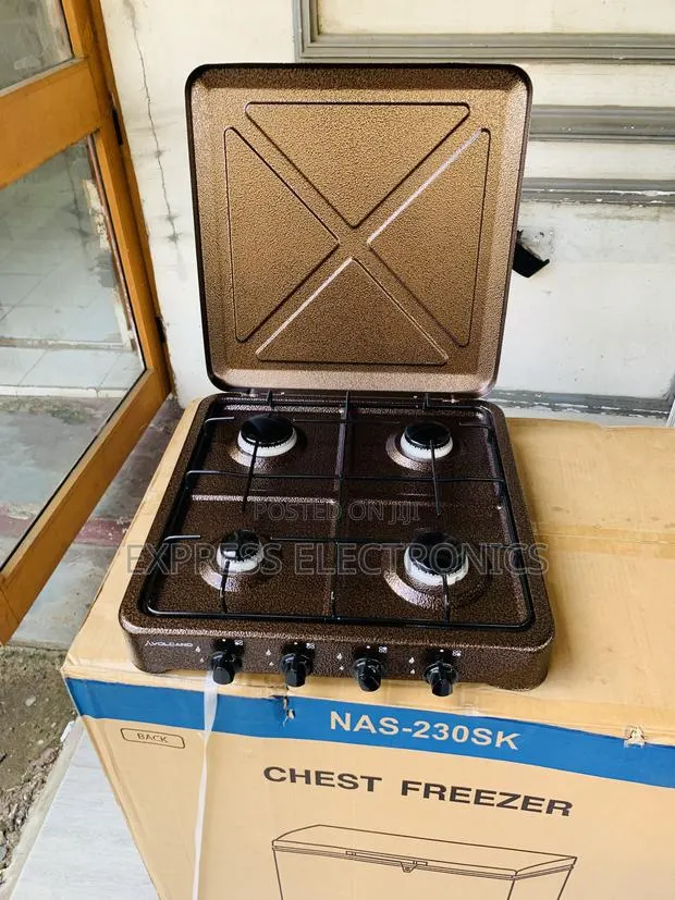 Stainless Steel Gas Cooker Table Top Volcano 4burner · Photo 1