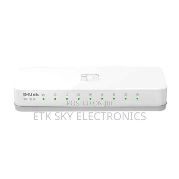 D-Link 8 Port 10/100mbps Unmanaged Switch · Photo 1