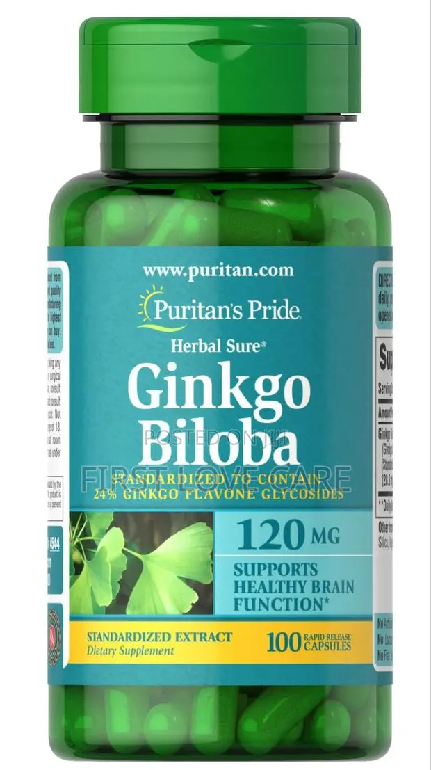 Puritan Pride Ginkgo Biloba Standardized Extract 120 Mg · Photo 1