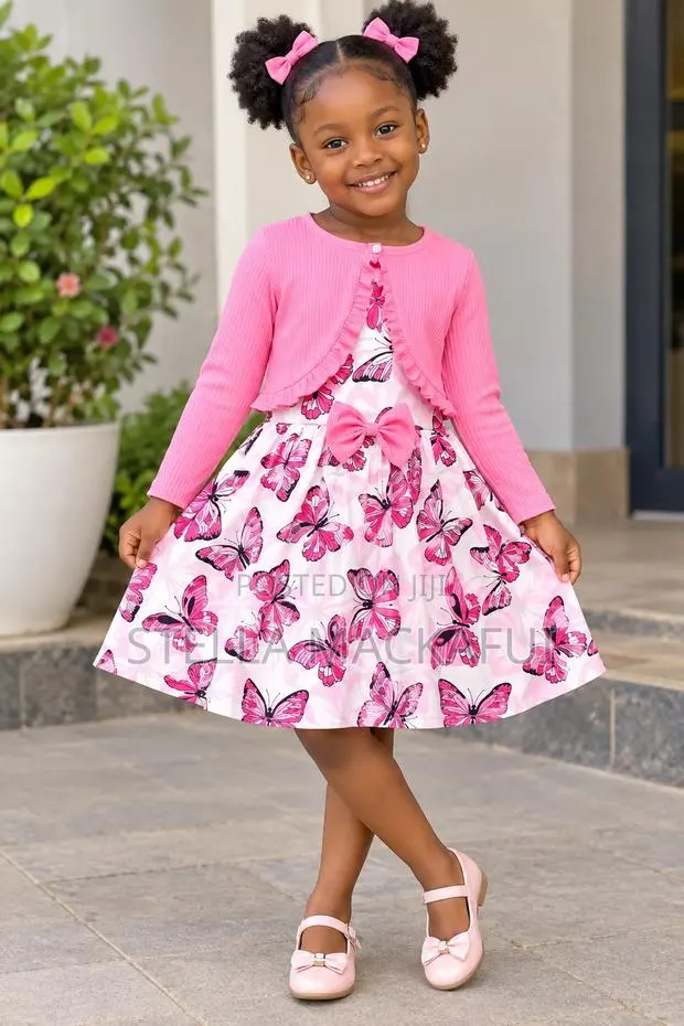 Cute Dress With Coat for 1-5yrs Only · Photo 1