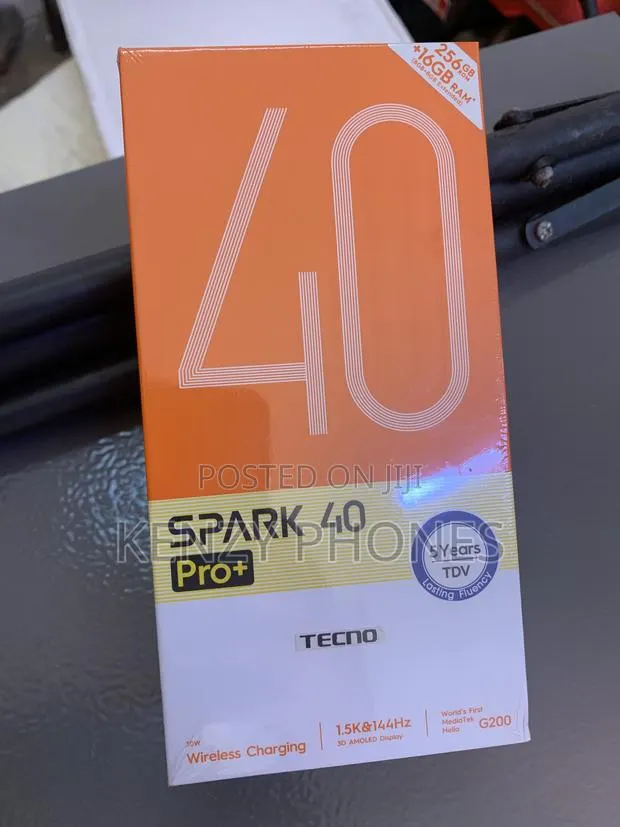 New Tecno Spark 40 Pro+ 256 GB Gray · Photo 1