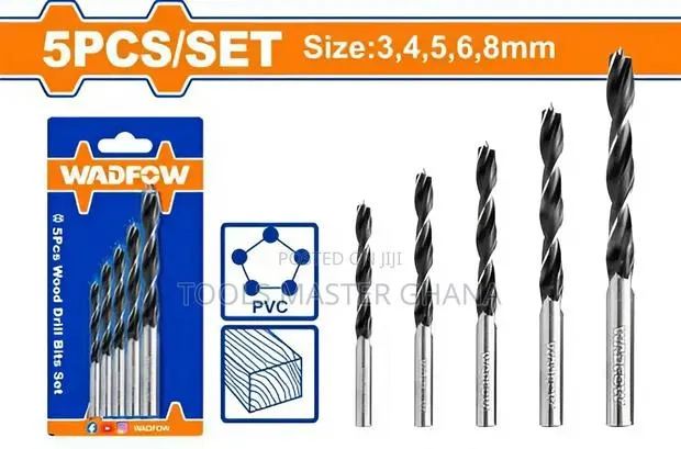 5pcs Wood Drill Bits Set # Wsj3k01 · Photo 1