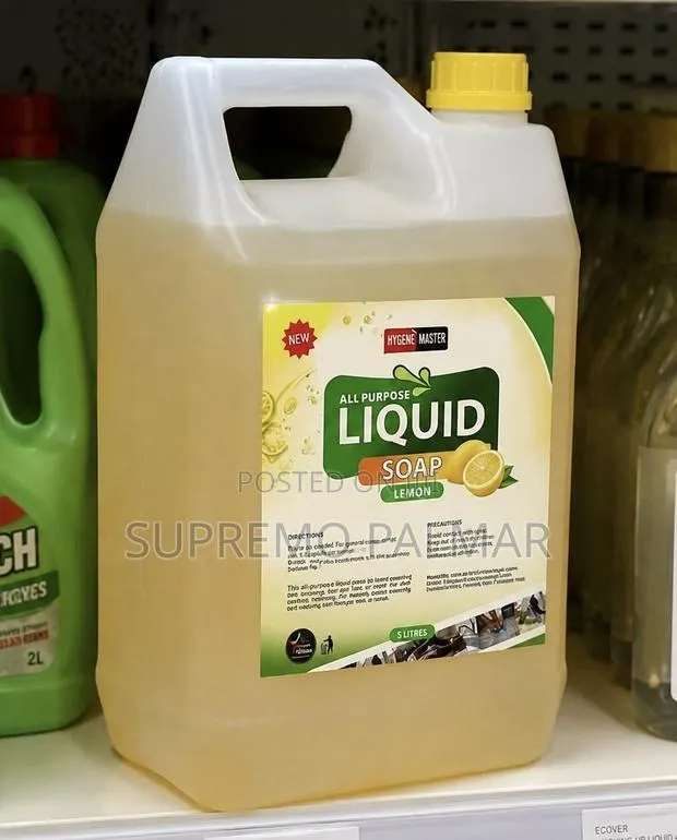 5L Hygiene Master Multi-Purpose Liquid Soap – Lemon Fragrance · Photo 1