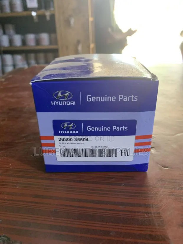 Genuine Parts HYUNDAI 26300 35504 Oil Filter · Photo 1
