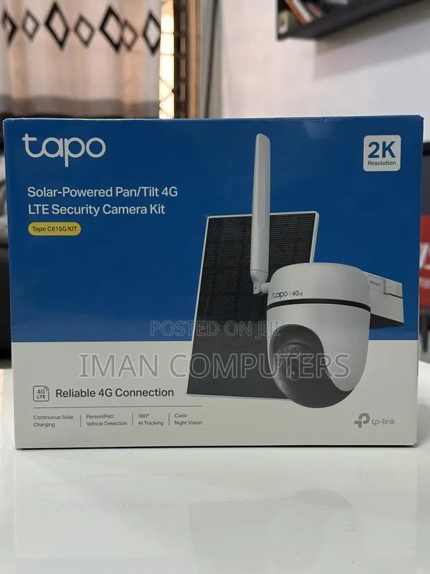 Solar Powered Pan /Tilt 4g Lte Security Camera Kit · Photo 1