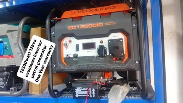 12500i Ecoolmax Inverter Petrol Generator Ecoolmax 12500watt · Photo 1