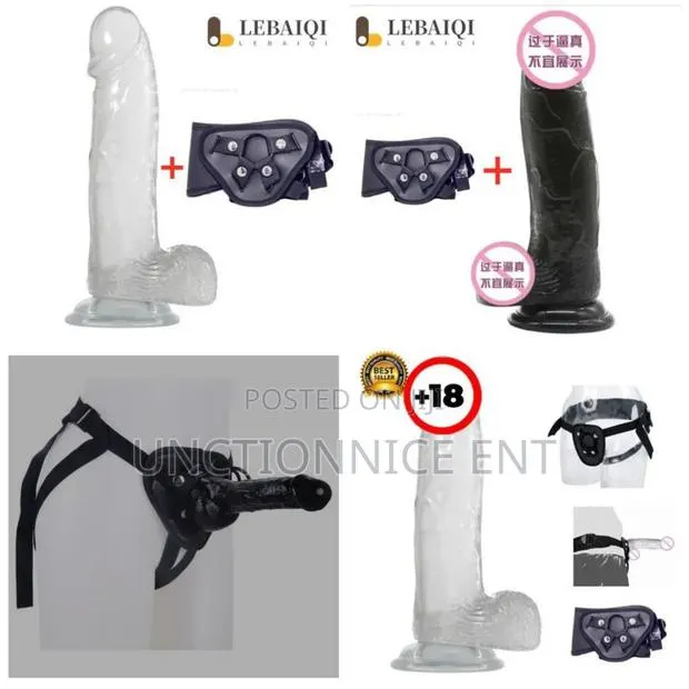 Durable Black Penis Dildo With Strap on 7.5 Inches · Photo 1