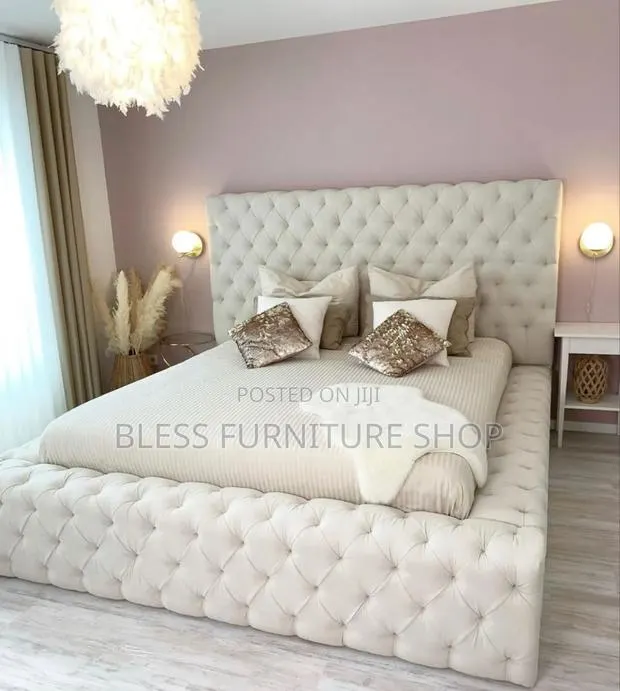 Royal Queen Size Bed Frame With Side Drawers · Photo 1