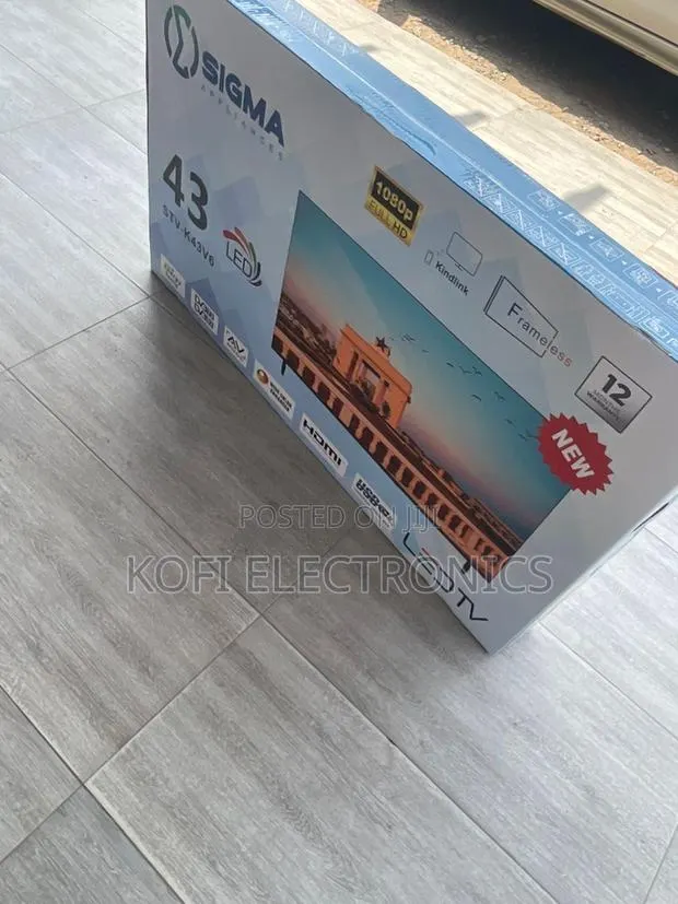 Sigma 43” Digital Led Tv Sharp Images, Smooth Performance · Photo 1