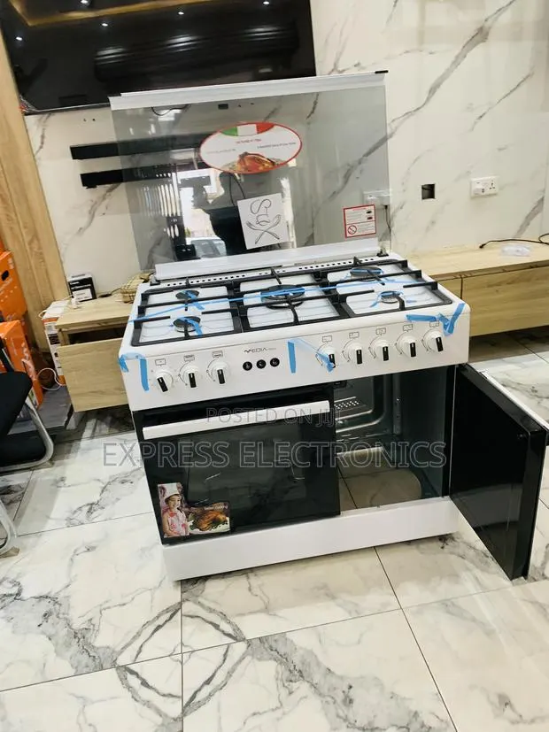 Call and Order White 5b 60/90 Gas Cooker Oven Rotisserie · Photo 1