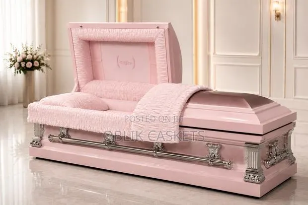 The Pink Orchid Finish "MOTHER" Steel Casket · Photo 1