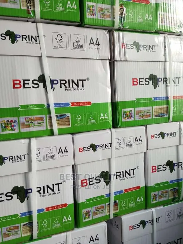 Best Print A4 Paper 80 GSM X 5 Reams X 2500 Sheets in a Box